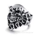Boys rings silver rings for men fashion skull ring jewelry wholesale